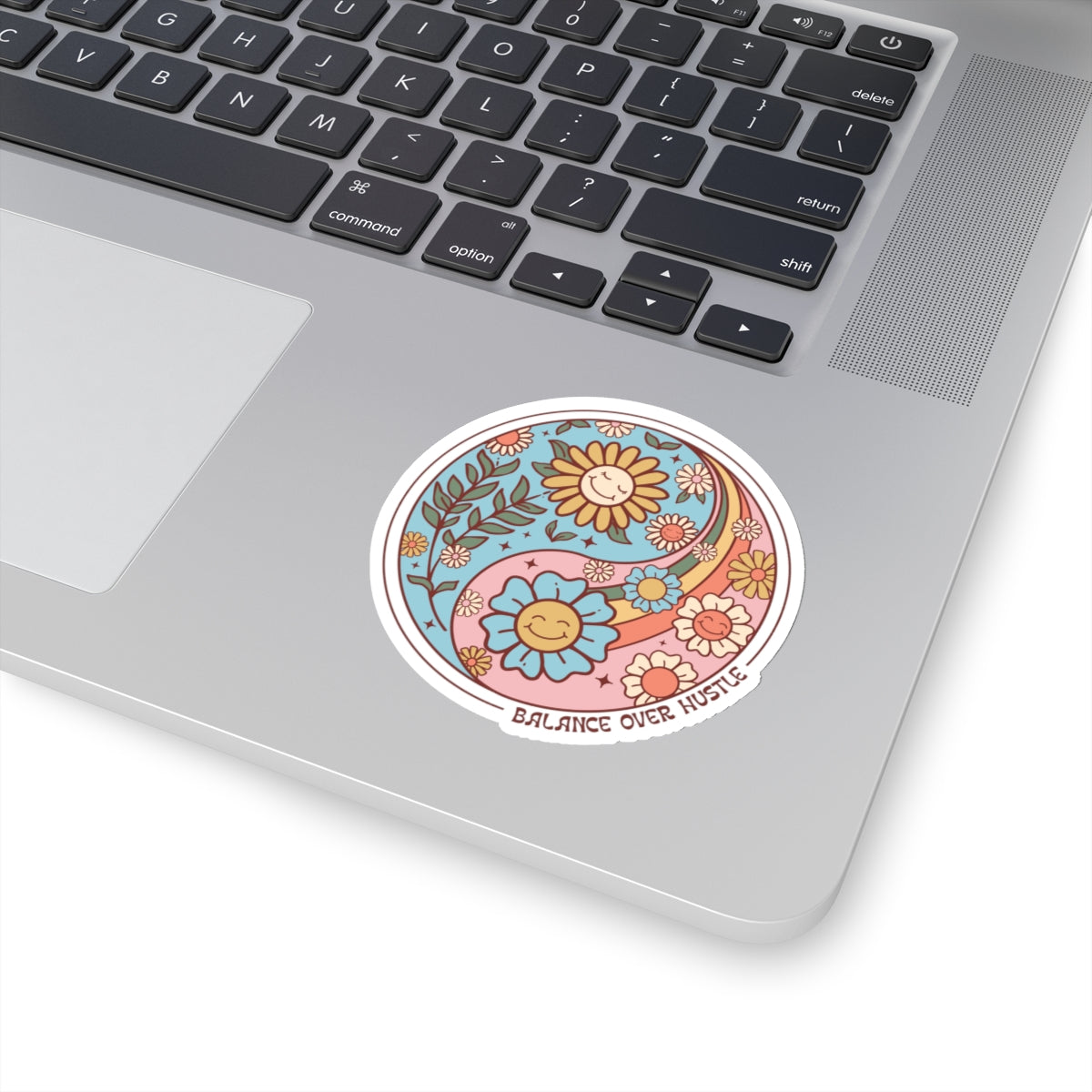 Balance Over Hustle Kiss-Cut Stickers