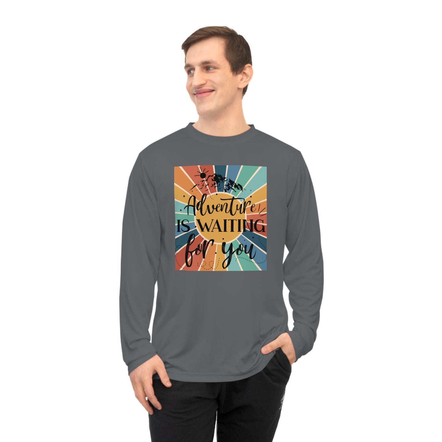 Adventure is Waiting for You – Dri-Fit Long Sleeve Tee