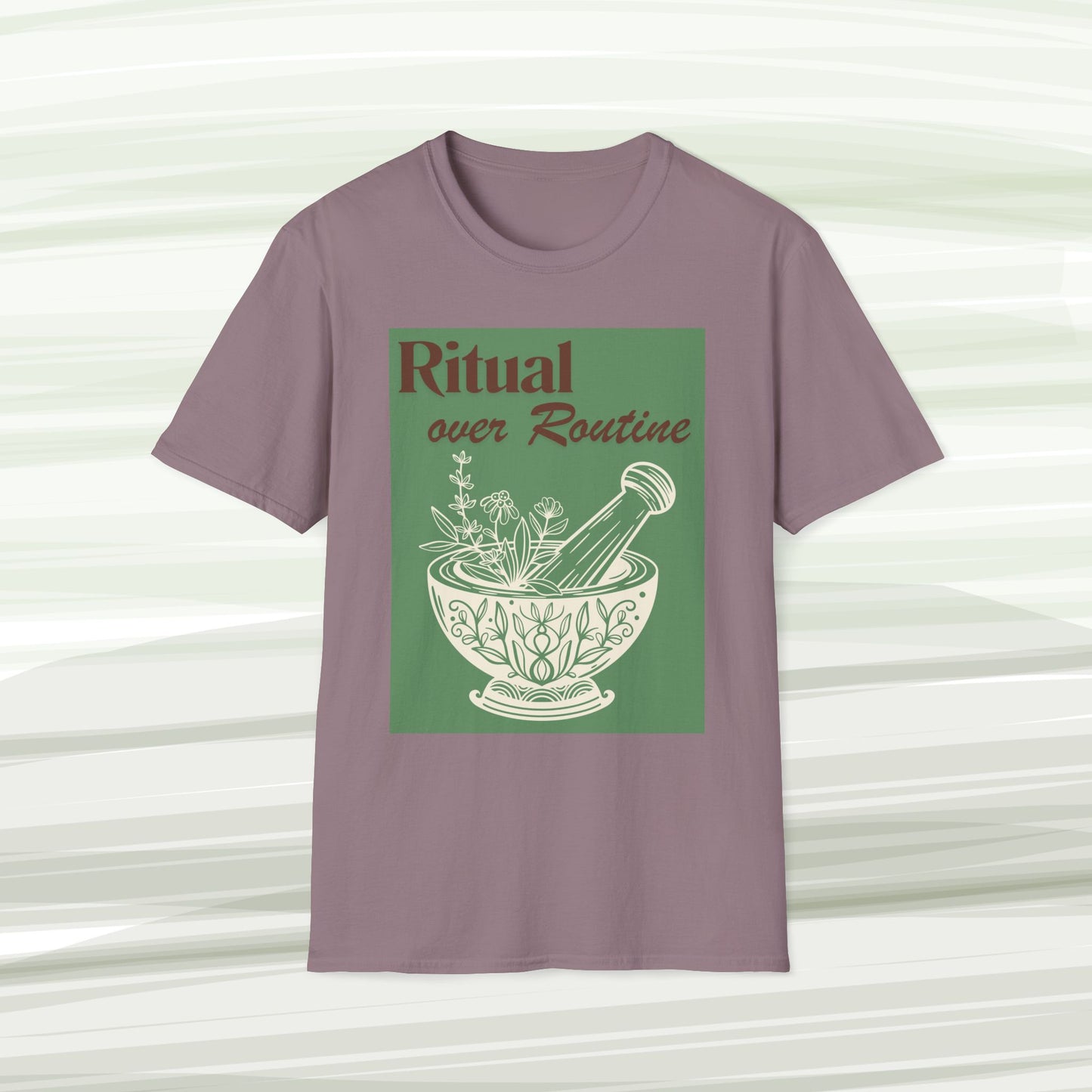 Ritual over Routine – Mindful Living T-Shirt