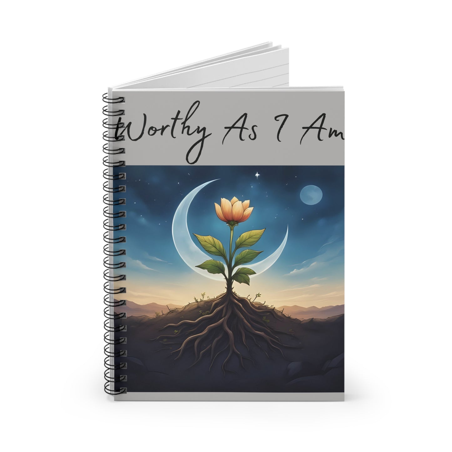 Worthy As I Am – Spiral Affirmation Journal