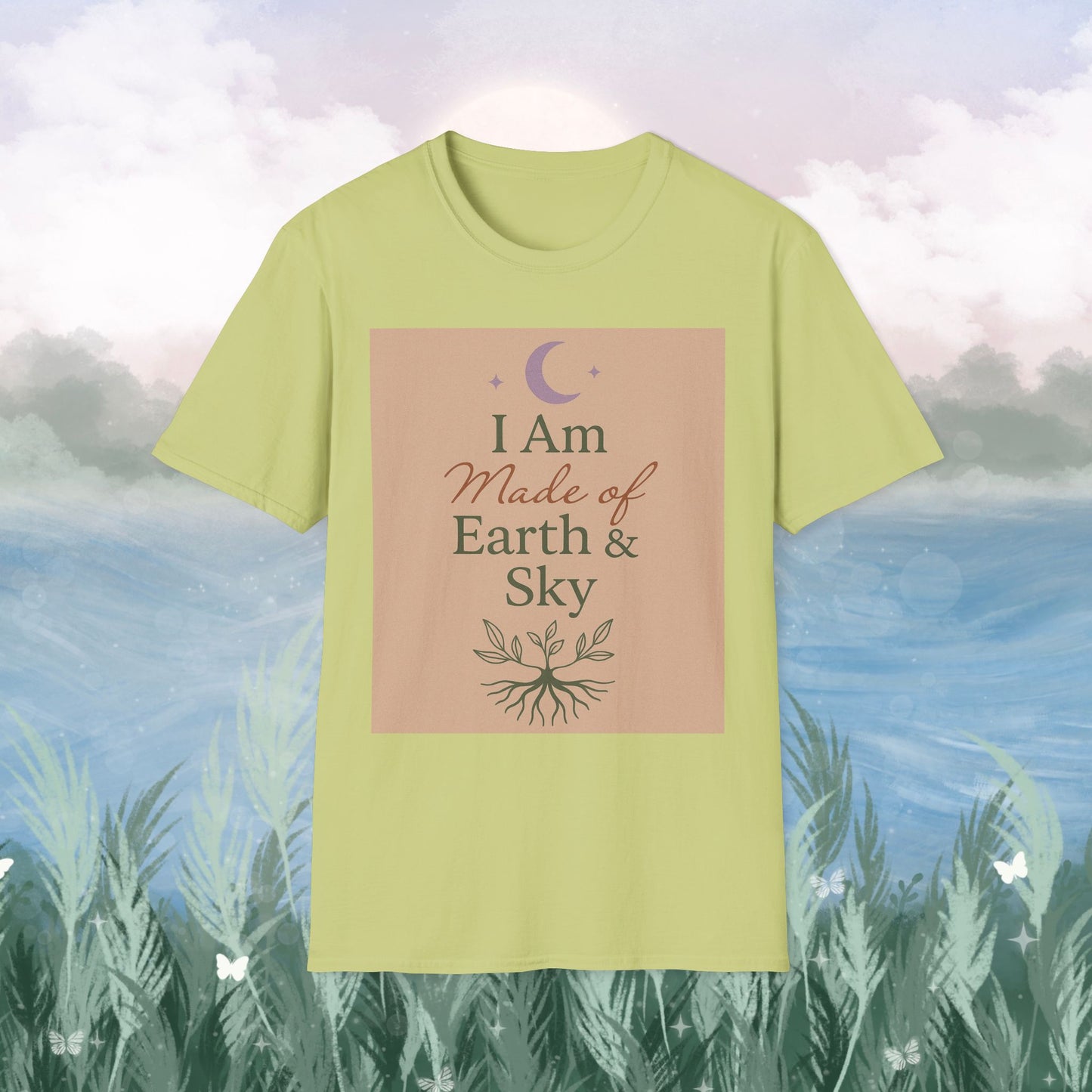 I Am Made of Earth & Sky Tee – Sacred Balance Statement Shirt