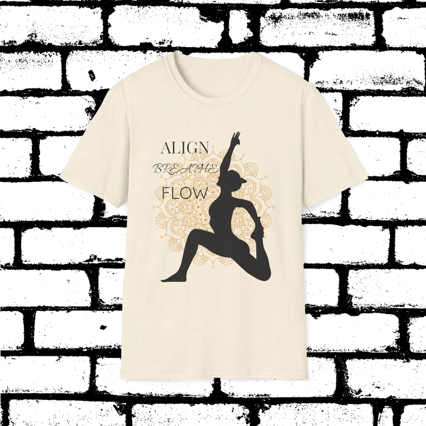 Align. Breathe. Flow. Yoga-Inspired Graphic Tee
