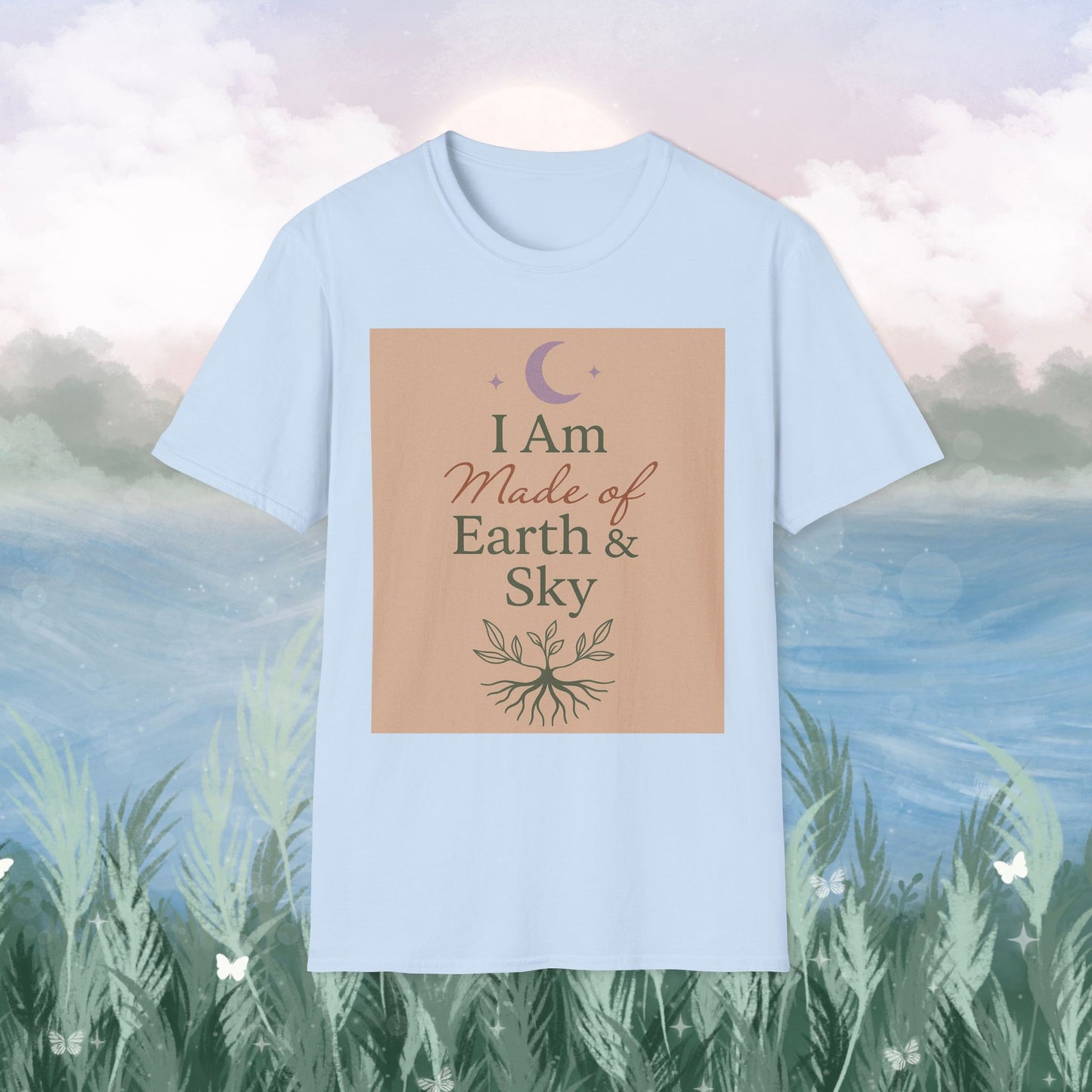 I Am Made of Earth & Sky Tee – Sacred Balance Statement Shirt