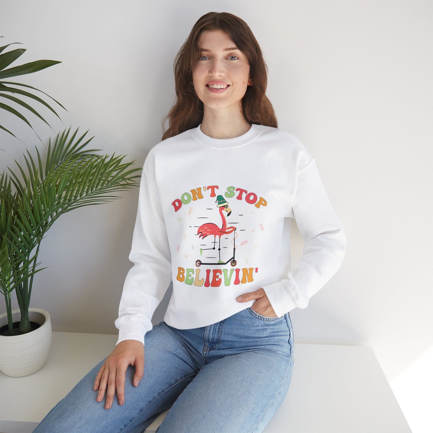 Dont Stop Believin Unisex Heavy Blend™ Crewneck Sweatshirt
