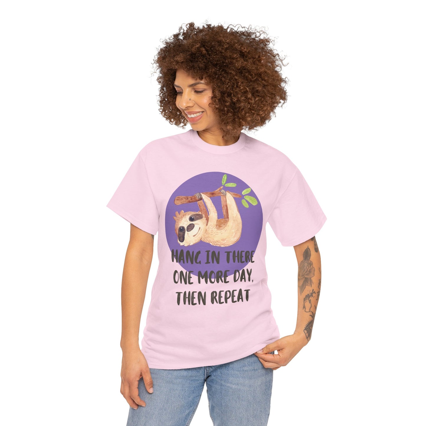 Hang In There — Sloth Spirit Tee for Daily Resilience