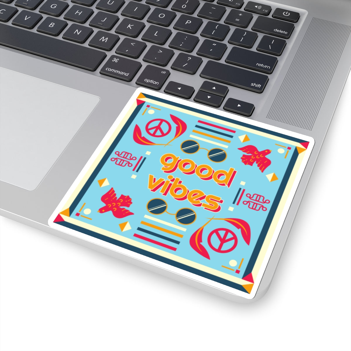 Good Vibes Sticker — Peaceful Positivity in Full Color