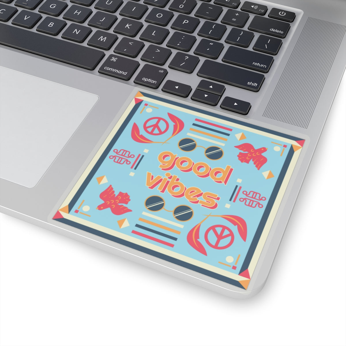 Good Vibes Sticker — Peaceful Positivity in Full Color