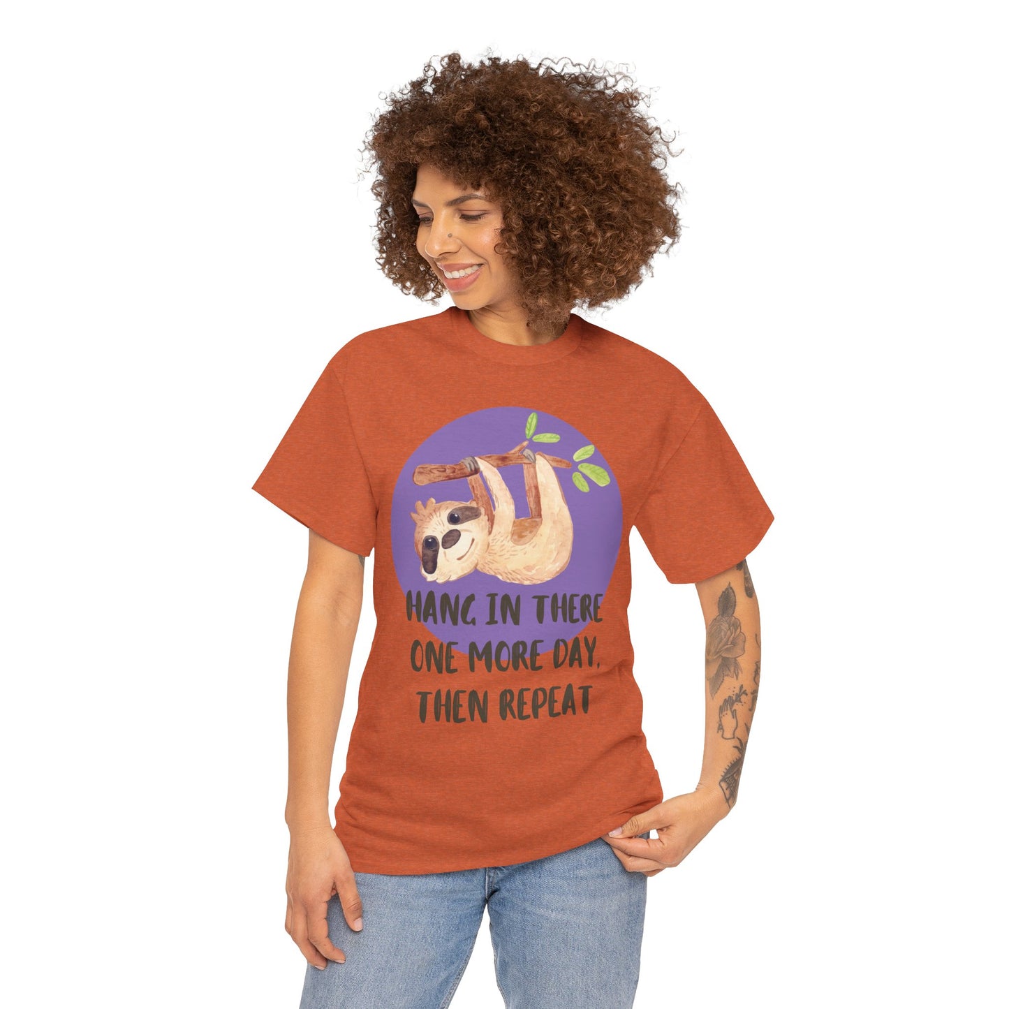 Hang In There — Sloth Spirit Tee for Daily Resilience