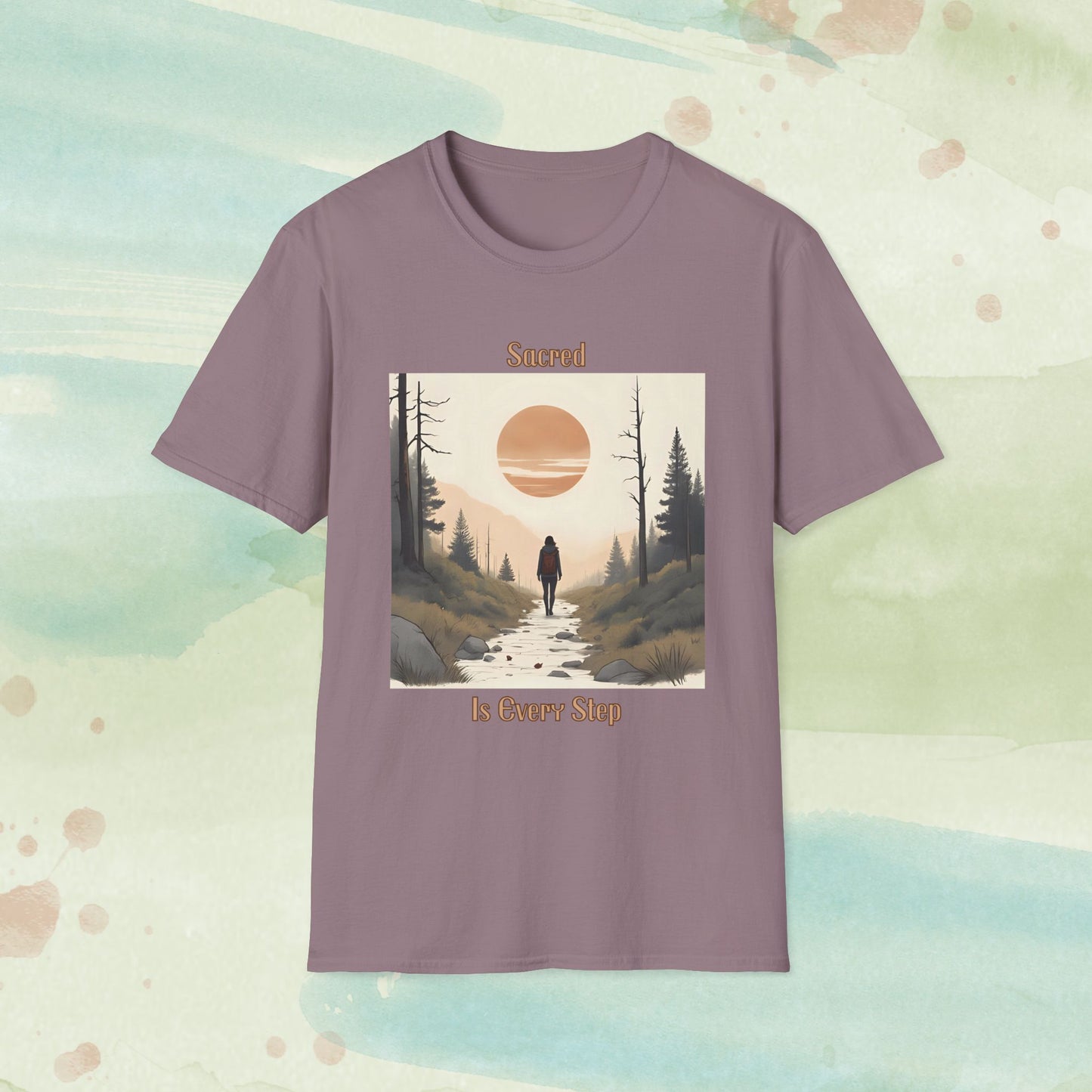 Sacred Is Every Step – Mindful Nature Walk Tee