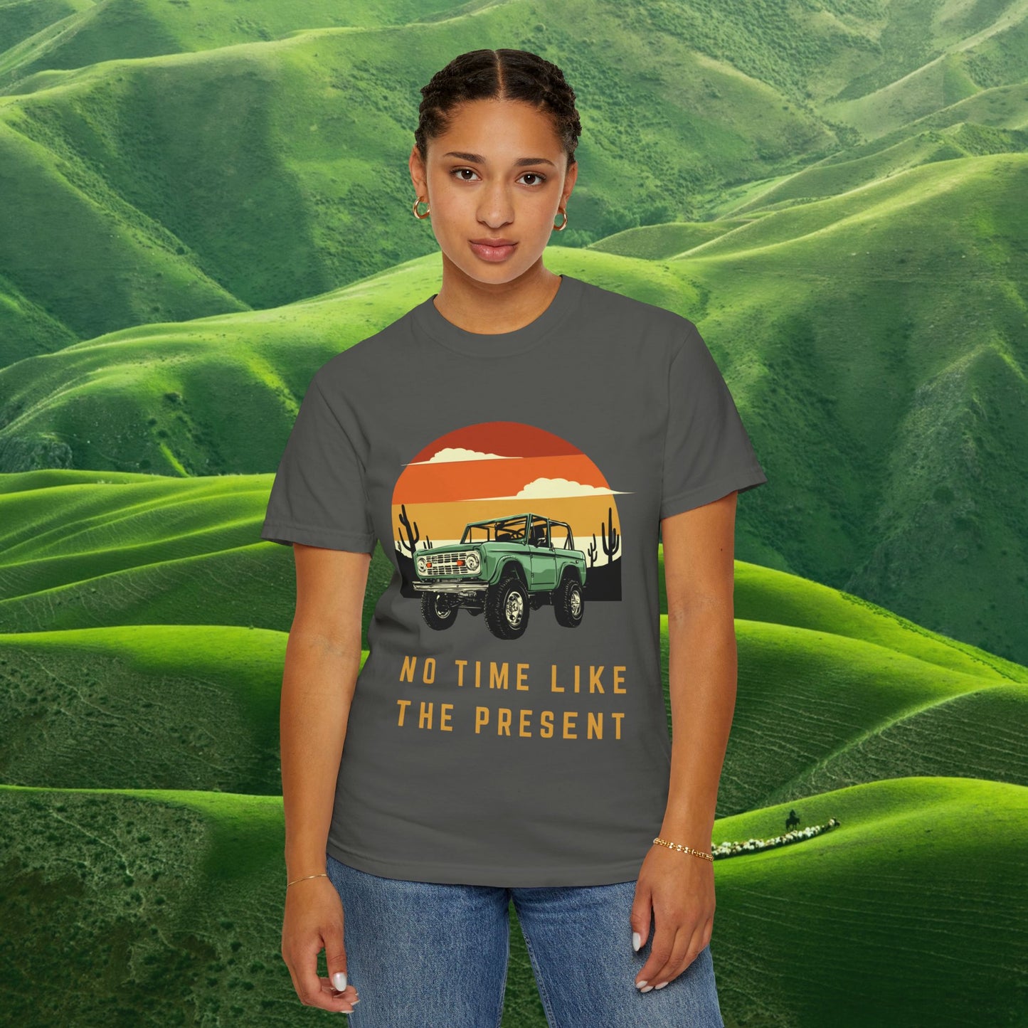 No Time Like the Present Sunset Truck T-Shirt