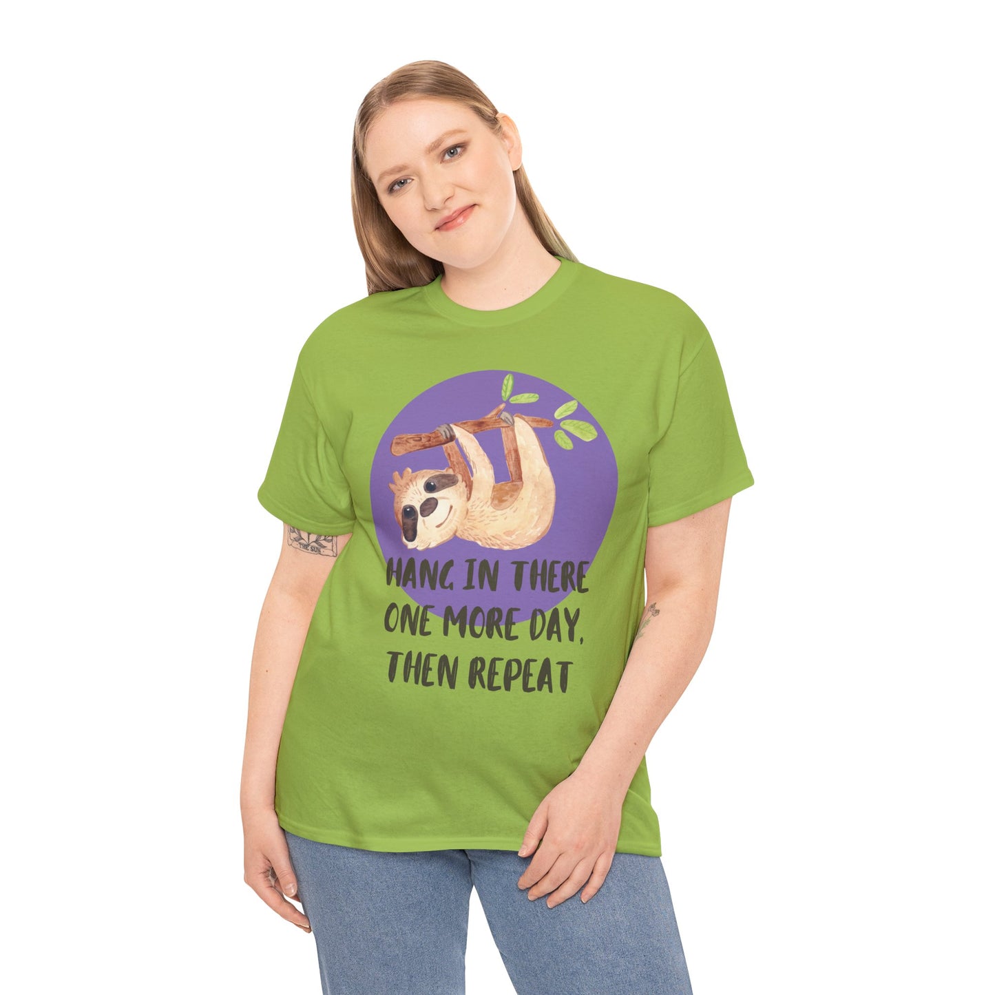 Hang In There — Sloth Spirit Tee for Daily Resilience