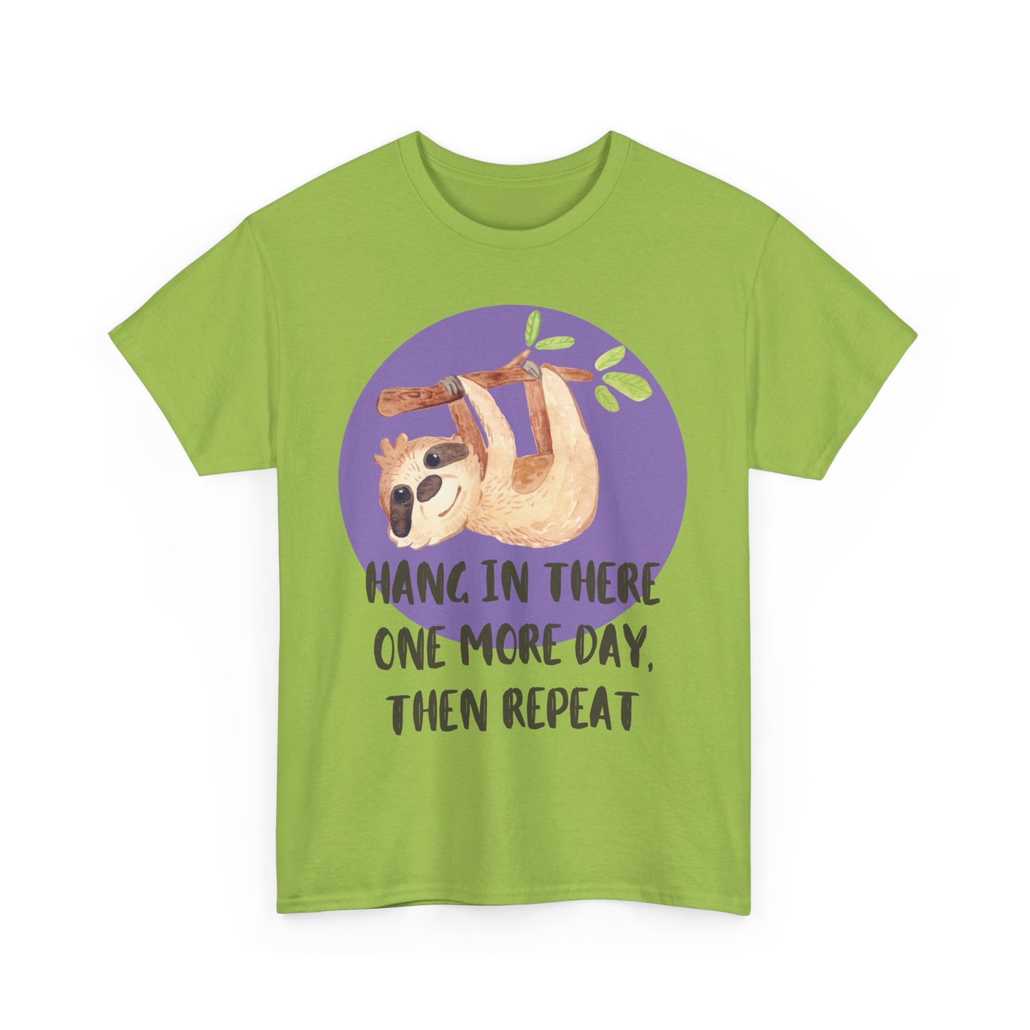 Hang In There — Sloth Spirit Tee for Daily Resilience