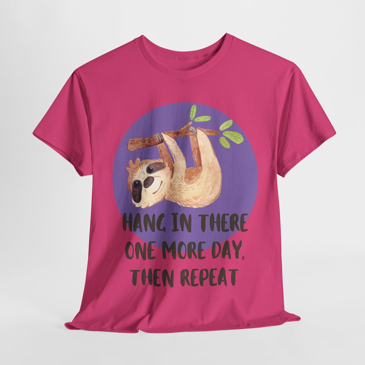 Hang In There — Sloth Spirit Tee for Daily Resilience