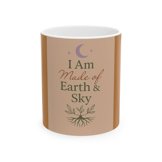 I Am Made of Earth & Sky β Ceramic Ritual Mug