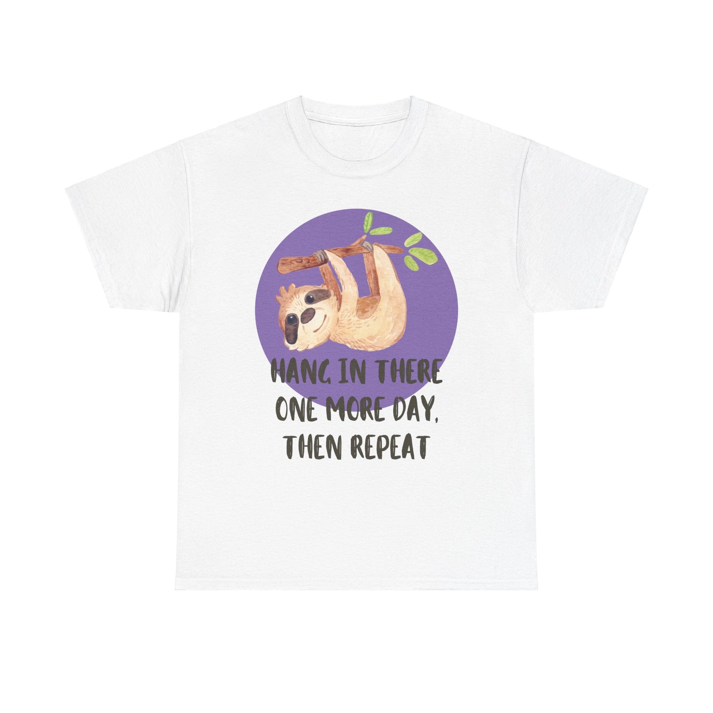 Hang In There — Sloth Spirit Tee for Daily Resilience