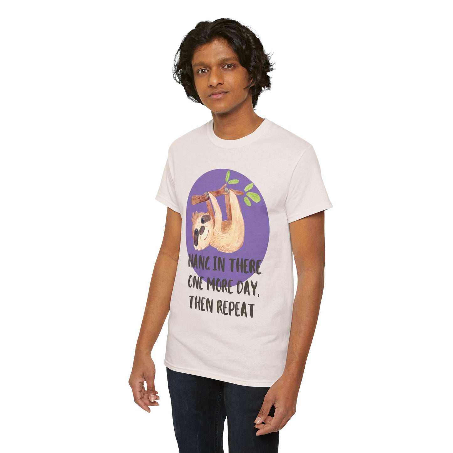 Hang In There — Sloth Spirit Tee for Daily Resilience