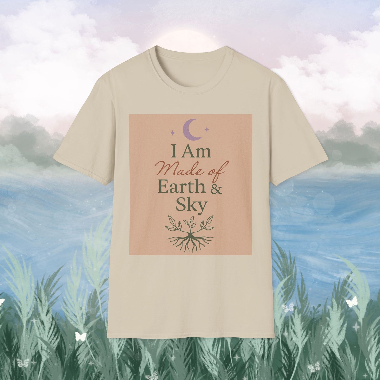 I Am Made of Earth & Sky Tee – Sacred Balance Statement Shirt