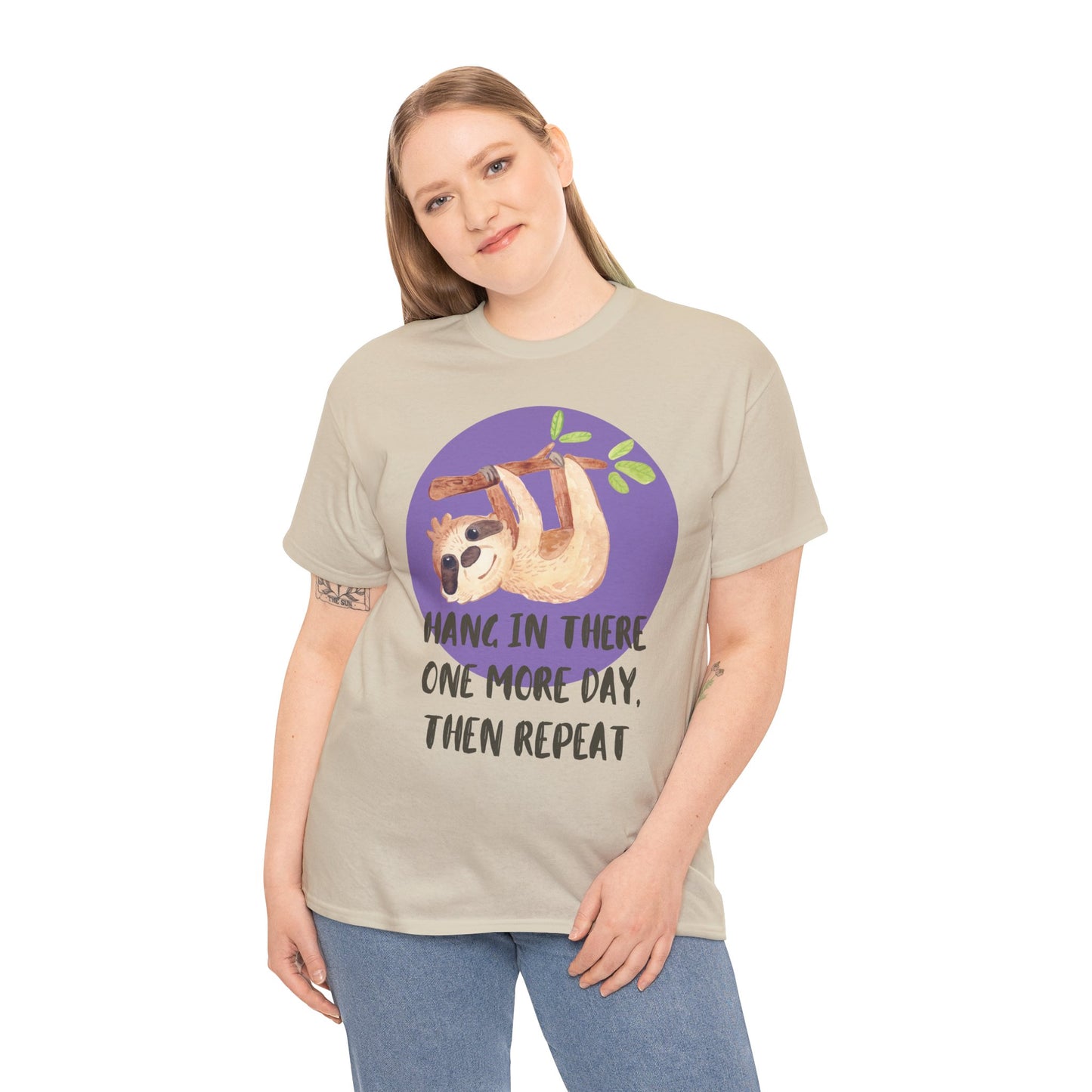 Hang In There — Sloth Spirit Tee for Daily Resilience
