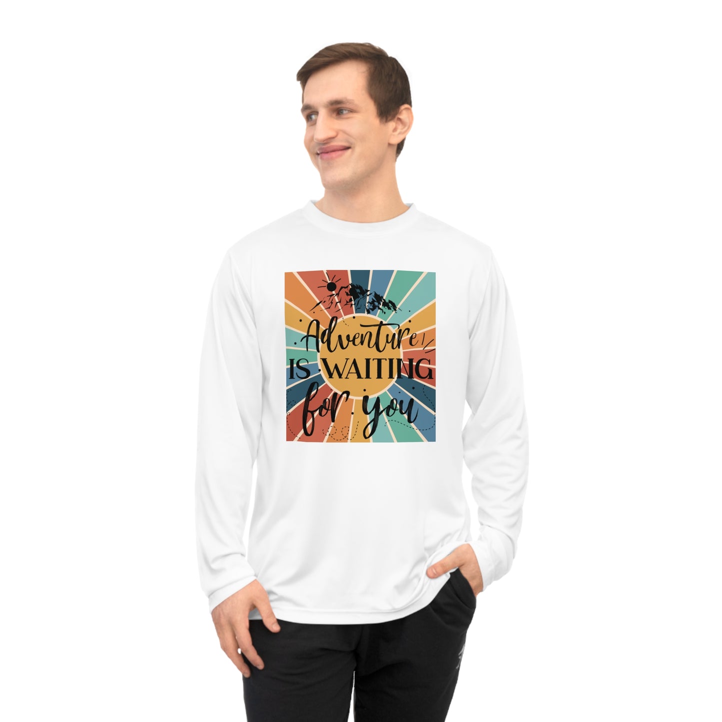 Adventure is Waiting for You – Dri-Fit Long Sleeve Tee