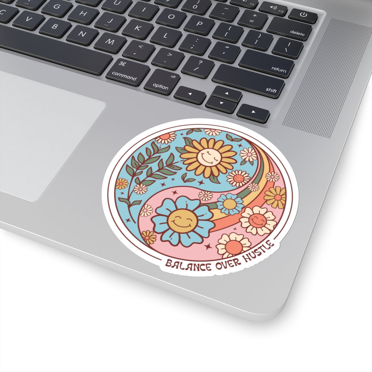 Balance Over Hustle Kiss-Cut Stickers