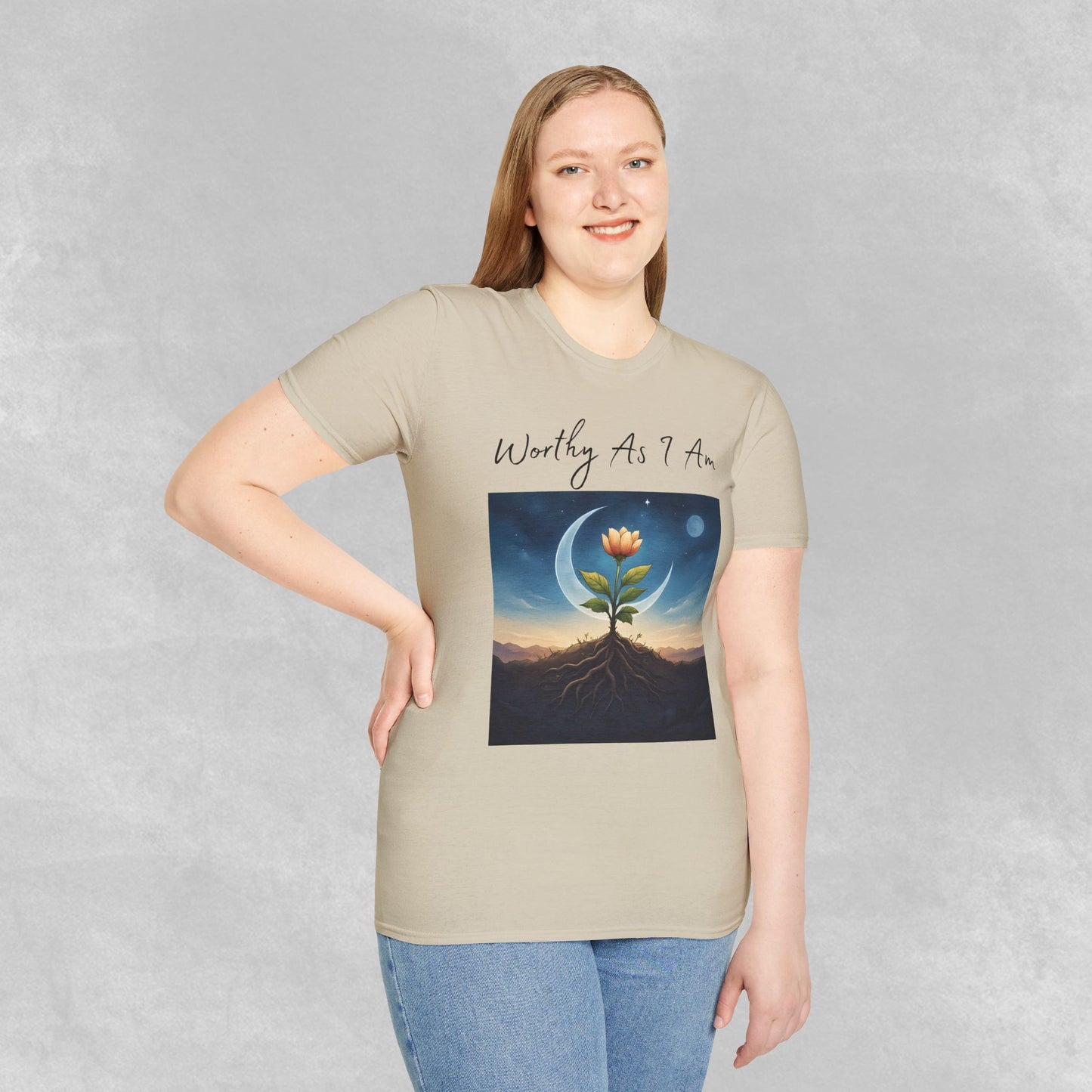 Worthy As I Am Botanical Tee