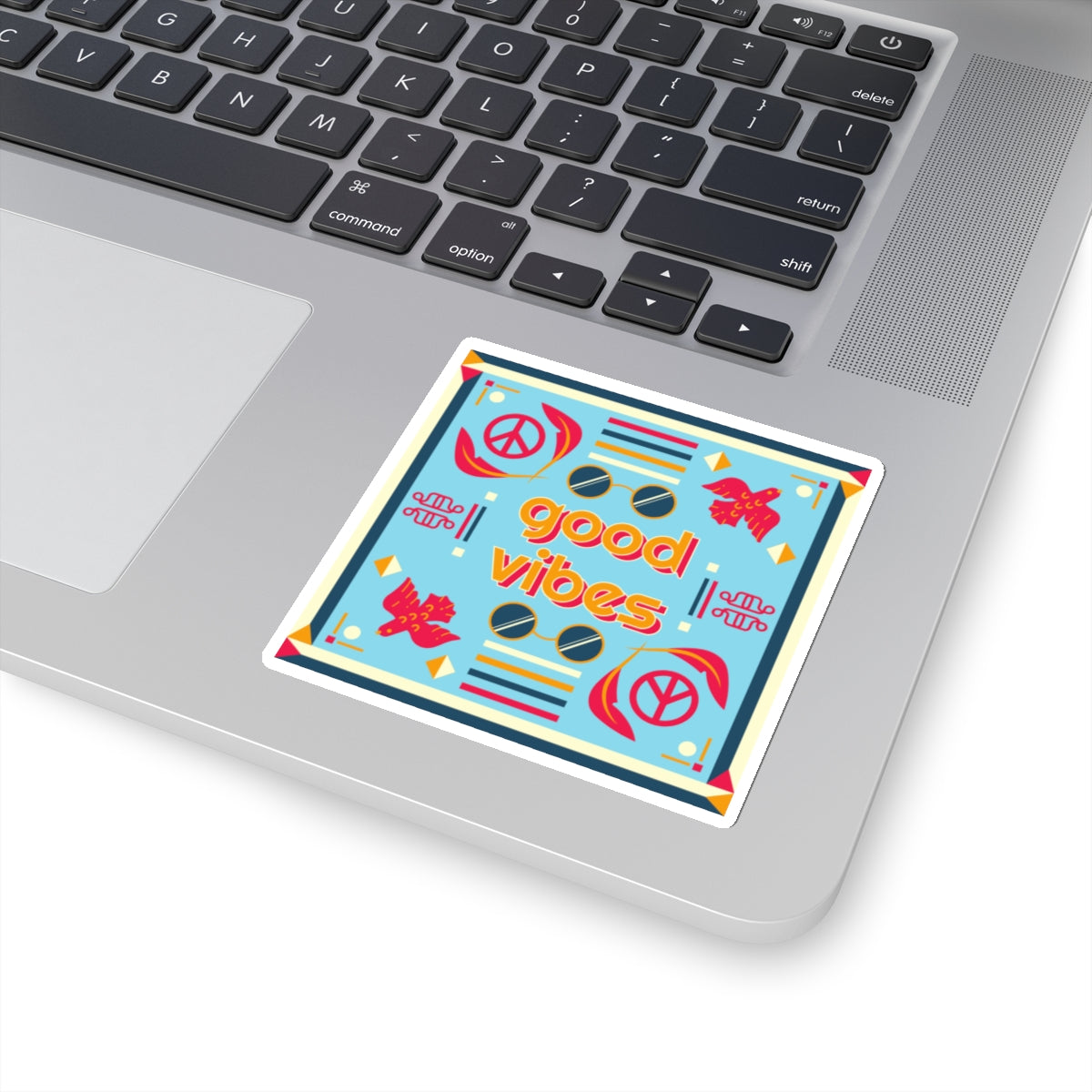 Good Vibes Sticker — Peaceful Positivity in Full Color