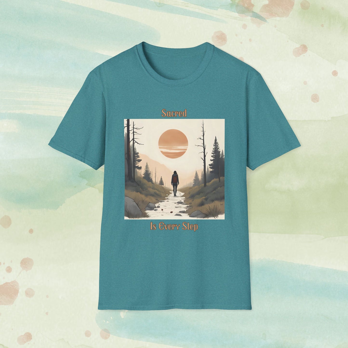 Sacred Is Every Step – Mindful Nature Walk Tee