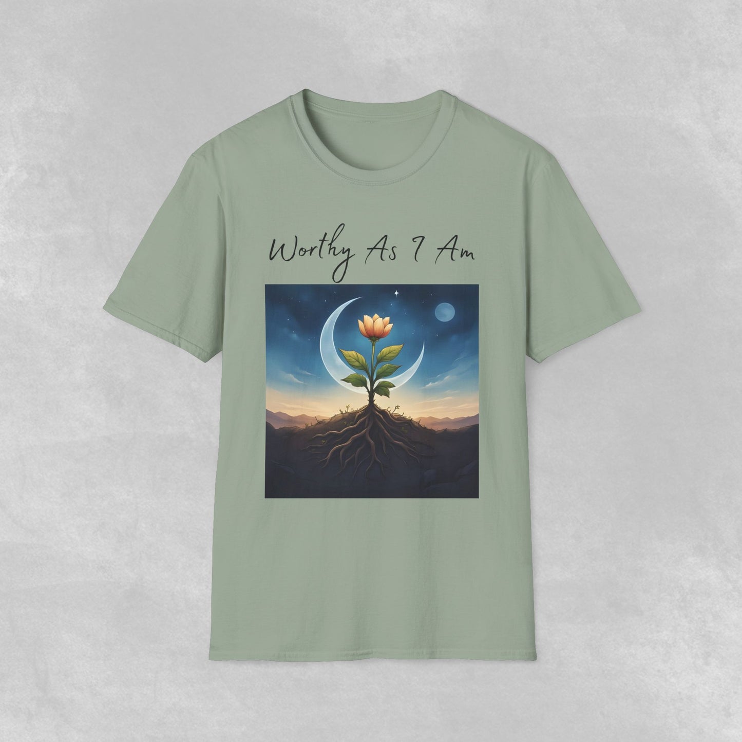 Worthy As I Am Botanical Tee