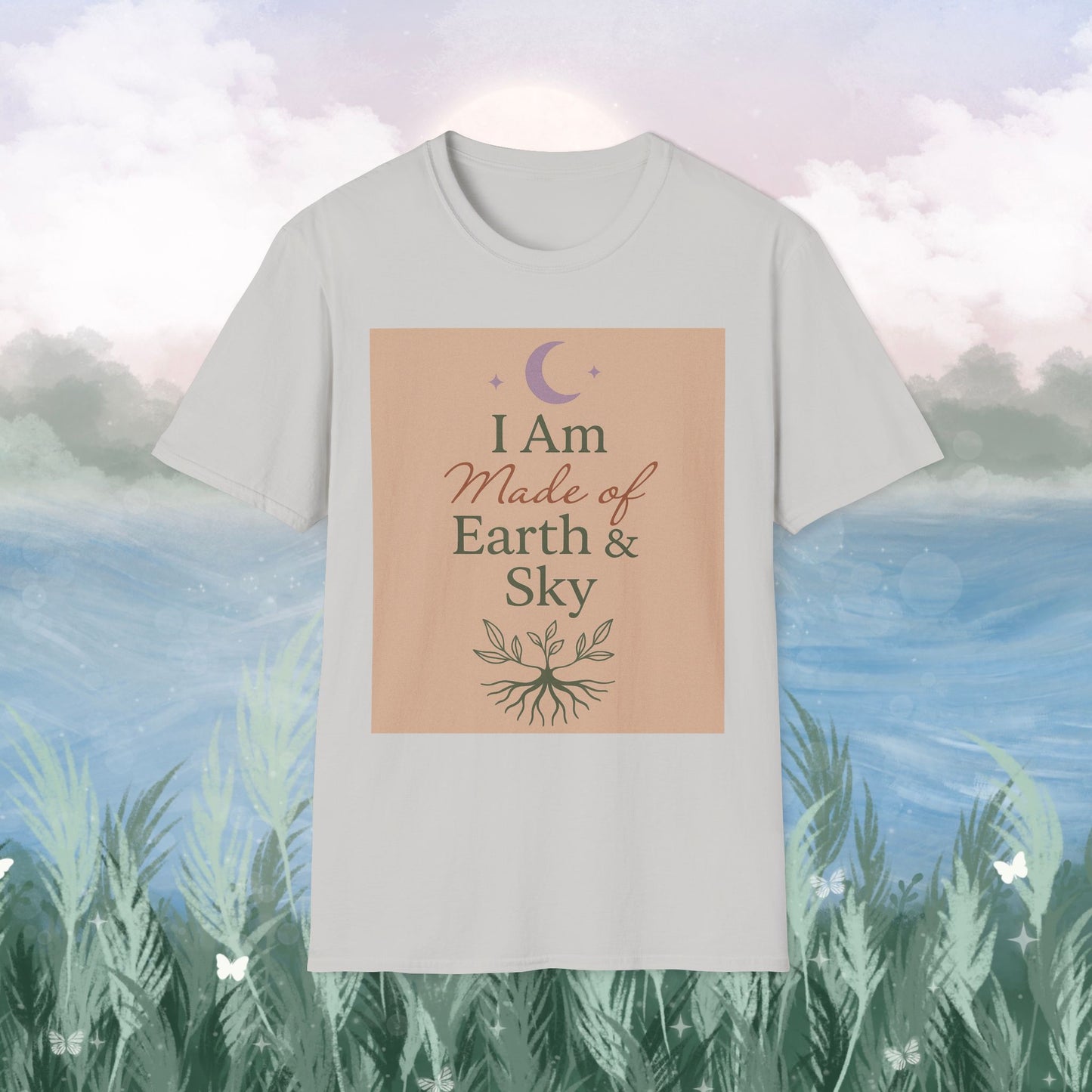 I Am Made of Earth & Sky Tee – Sacred Balance Statement Shirt