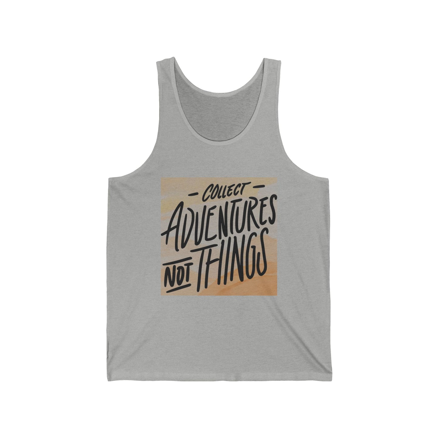Collect Adventures Not Things – Minimalist Travel Tank
