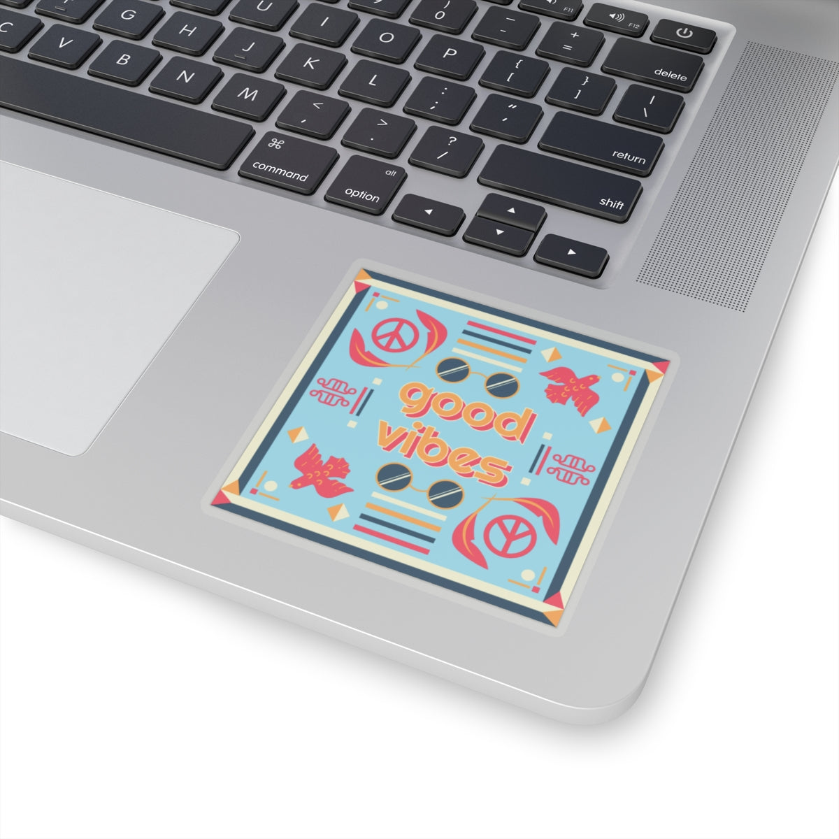 Good Vibes Sticker — Peaceful Positivity in Full Color