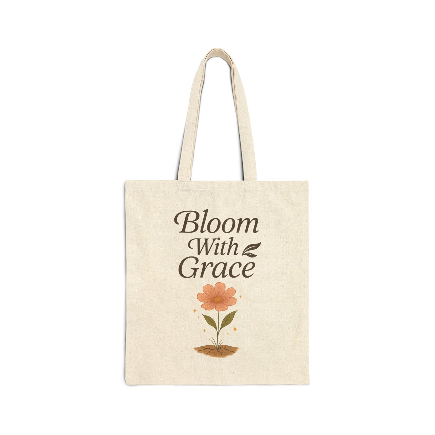 Bloom With Grace – Eco Cotton Canvas Tote