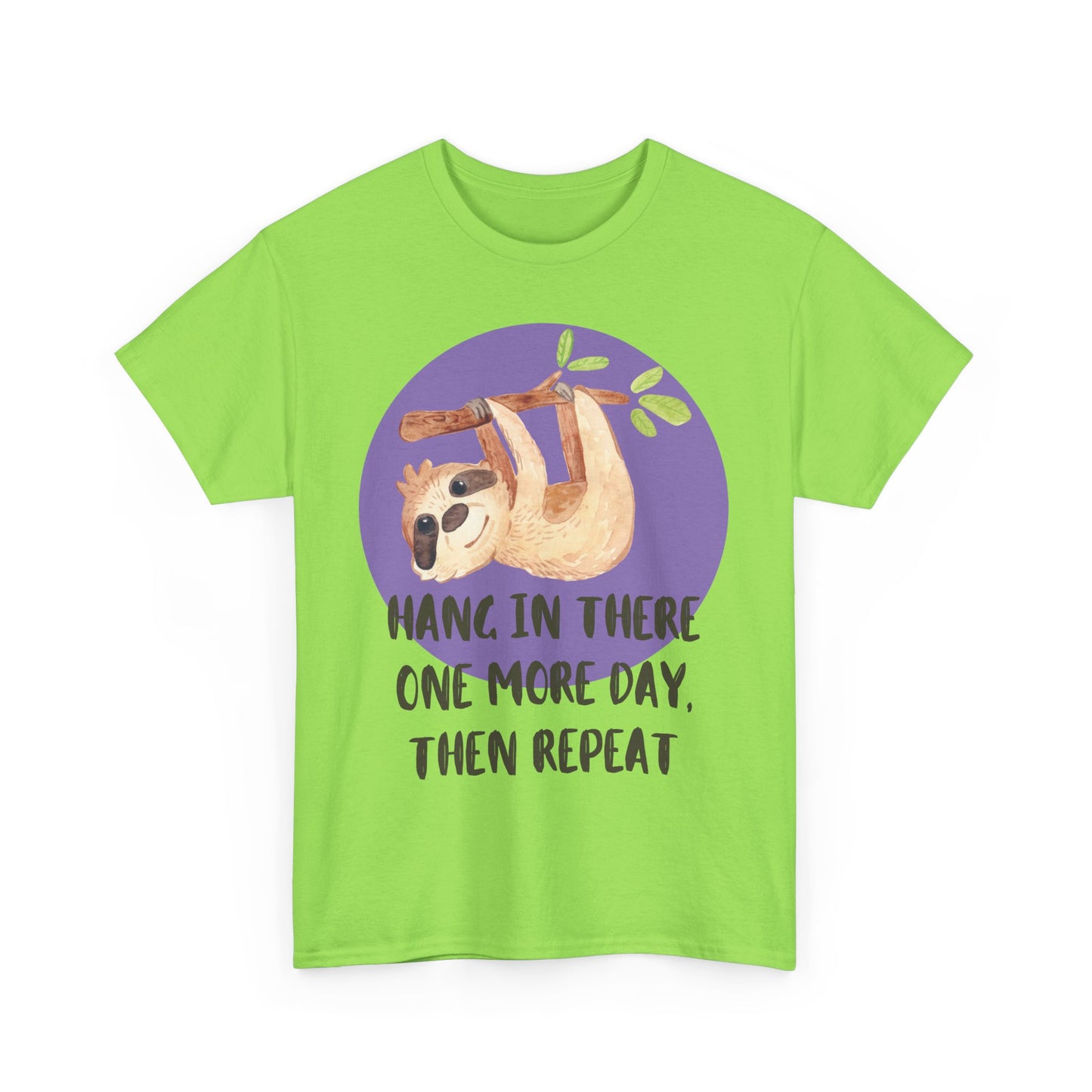 Hang In There — Sloth Spirit Tee for Daily Resilience