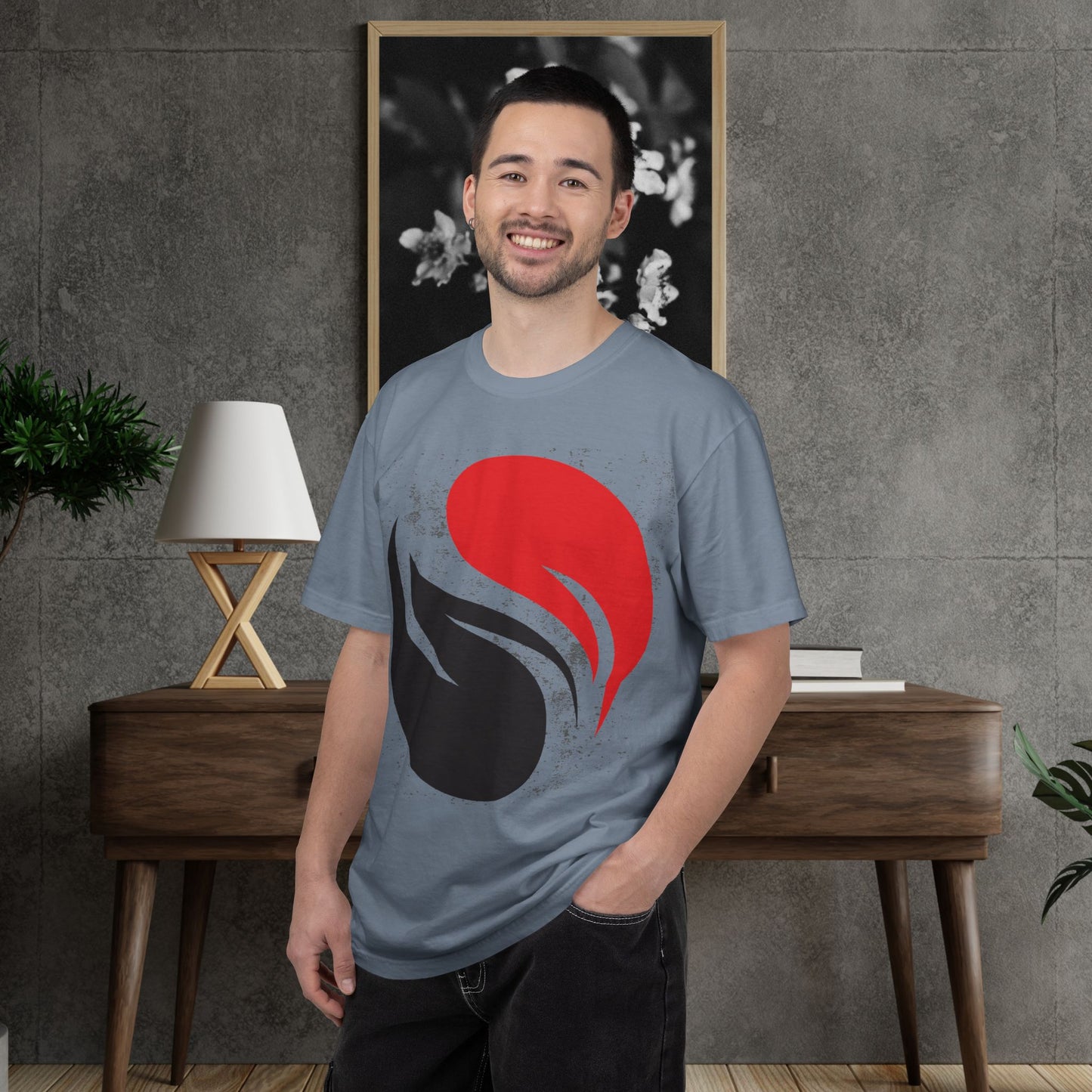 The Ignited Balance Tee | Distressed Yin Yang Graphic T-Shirt