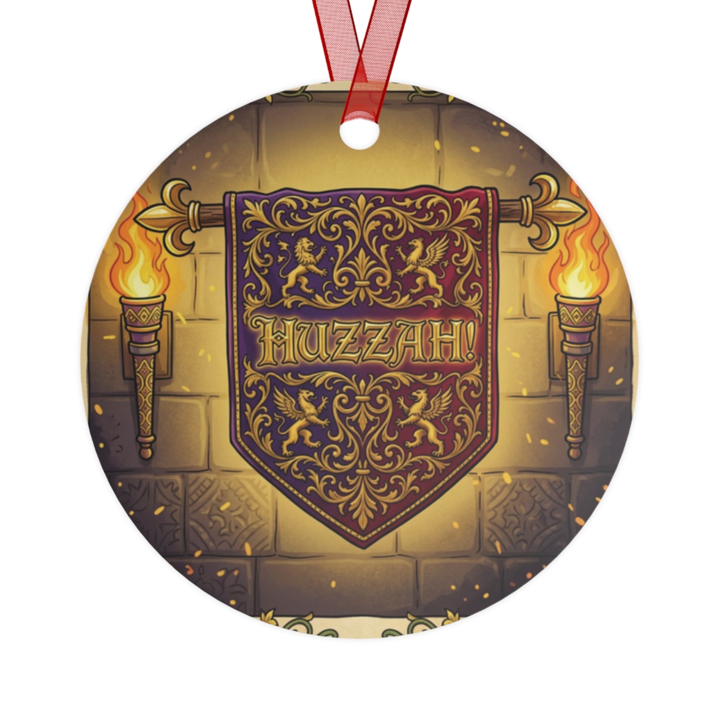 2026 Rentopia Renaissance Faire Metal Ornament — Huzzah! Festival Keepsake