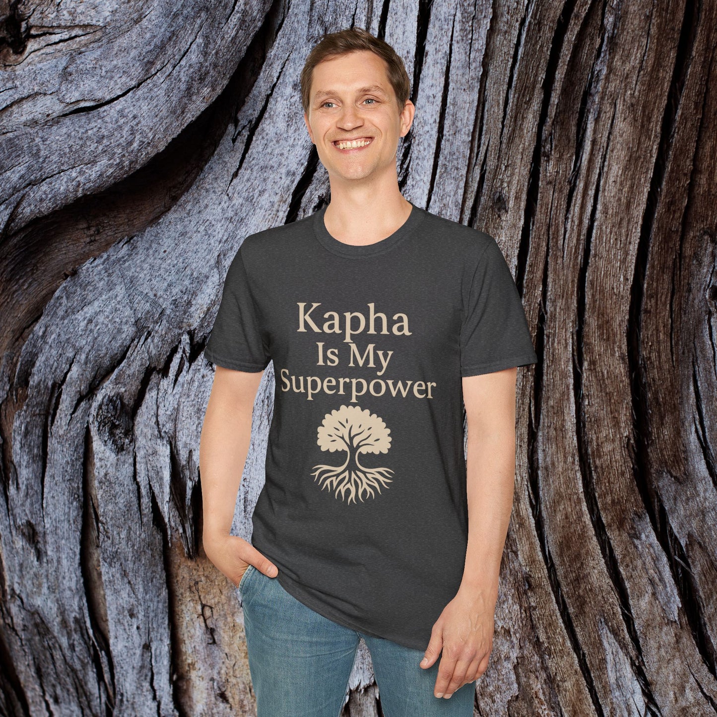 Kapha Is My Superpower – Grounded Elemental Tee
