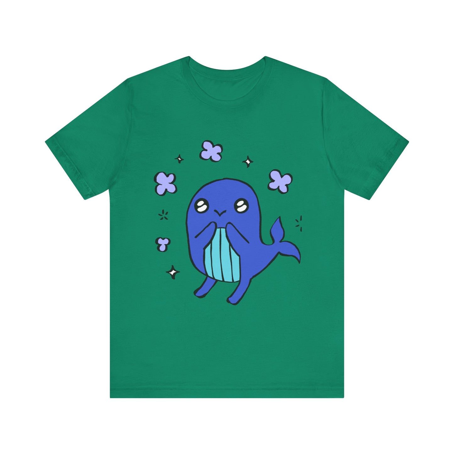 Lovey Dovey Whale Short Sleeve Tee