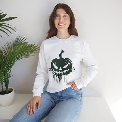 Scary Pumpkin List Unisex Heavy Blend™ Crewneck Sweatshirt