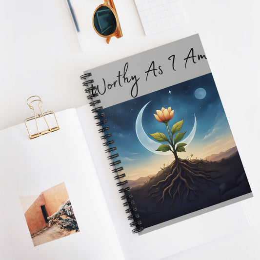 Worthy As I Am – Spiral Affirmation Journal