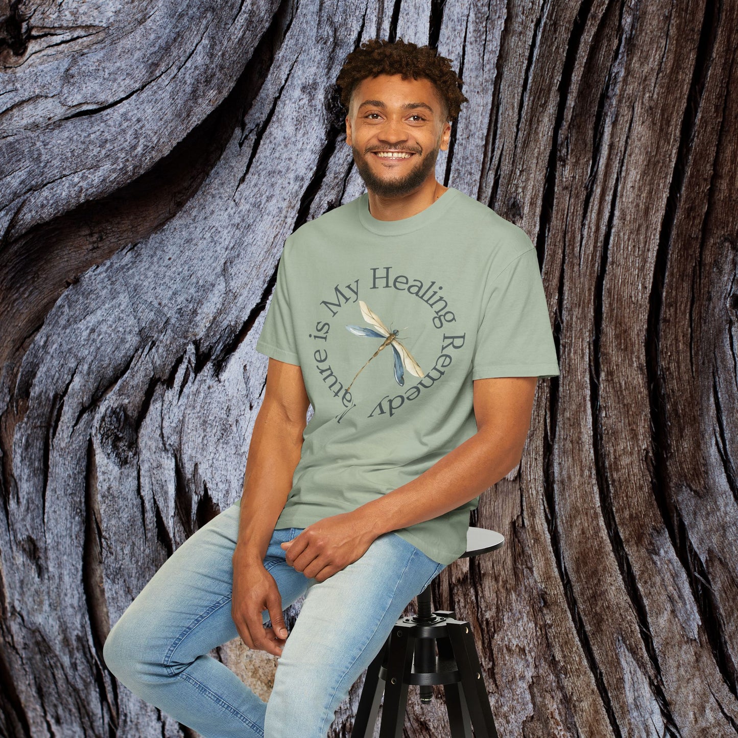 Nature Is My Medicine Tee – Herbalist Aesthetic & Earth Healing Graphic Shirt