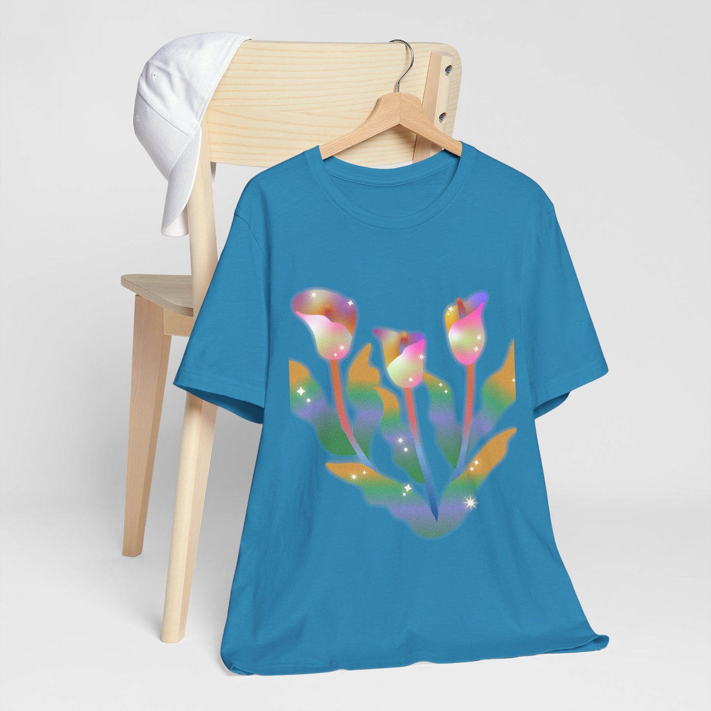 Psychedelic Flowers Short Sleeve T-Shirt