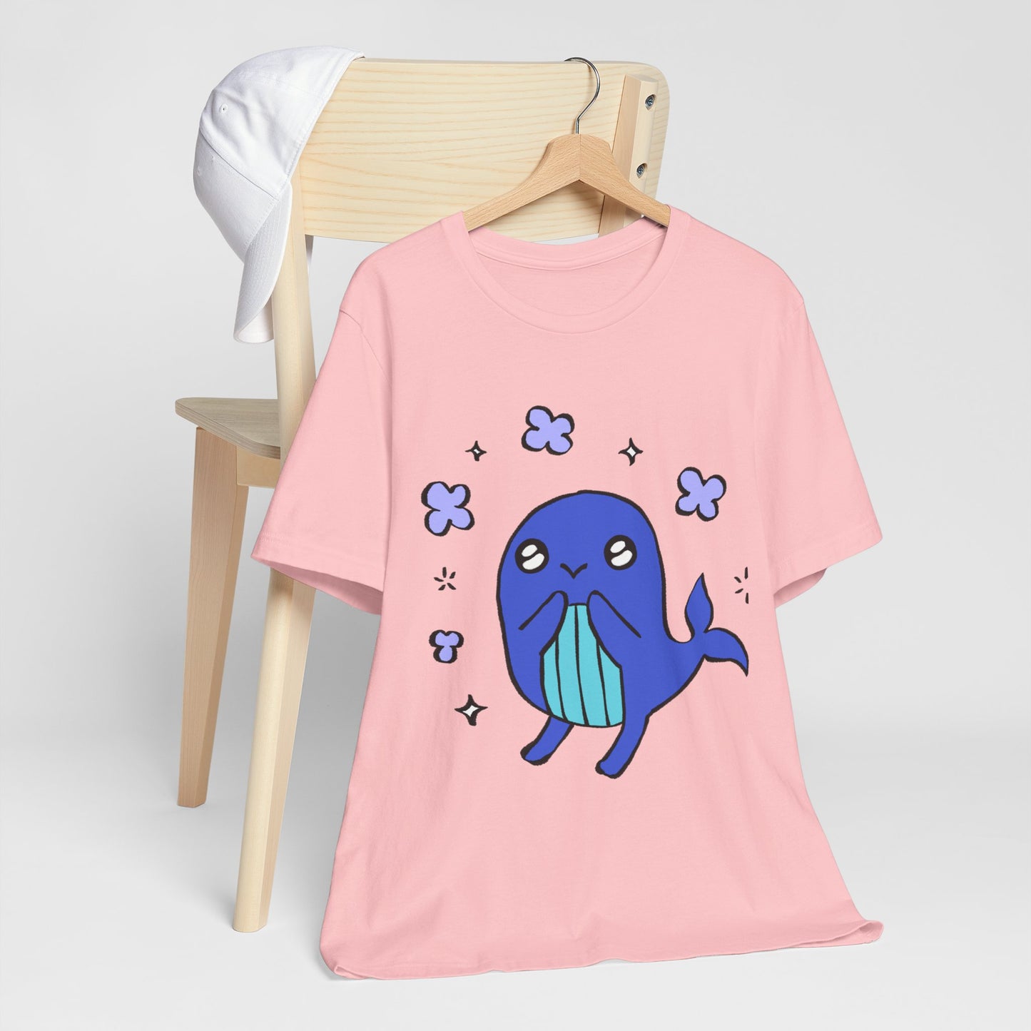 Lovey Dovey Whale Short Sleeve Tee