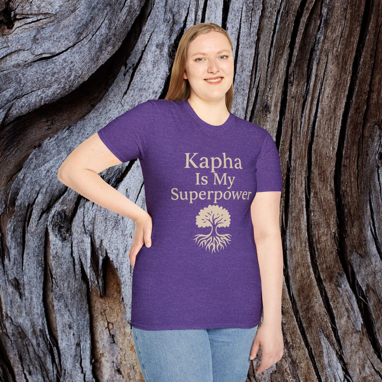 Kapha Is My Superpower – Grounded Elemental Tee