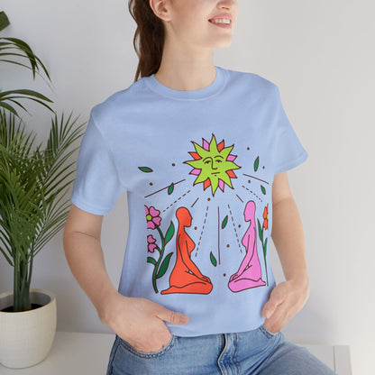 Psychedelic Couple Short Sleeve T-Shirt