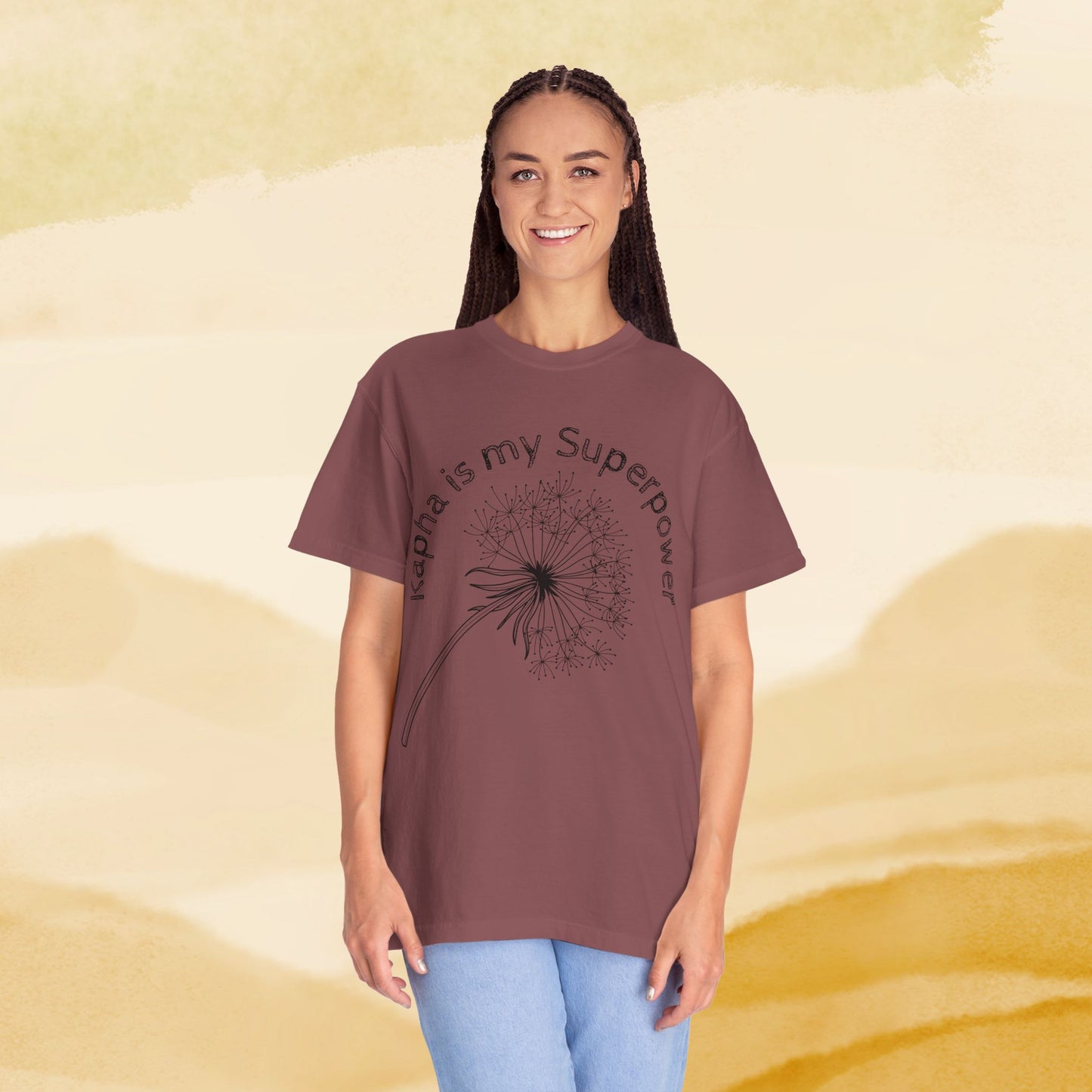 Kapha Is My Superpower – Grounded Elemental Tee