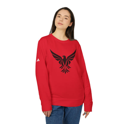 Black Eagle adidas® Unisex Fleece Crewneck Sweatshirt - Eccentricity Emporium LLC