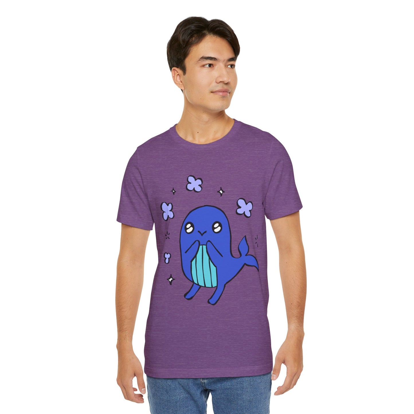 Lovey Dovey Whale Short Sleeve Tee