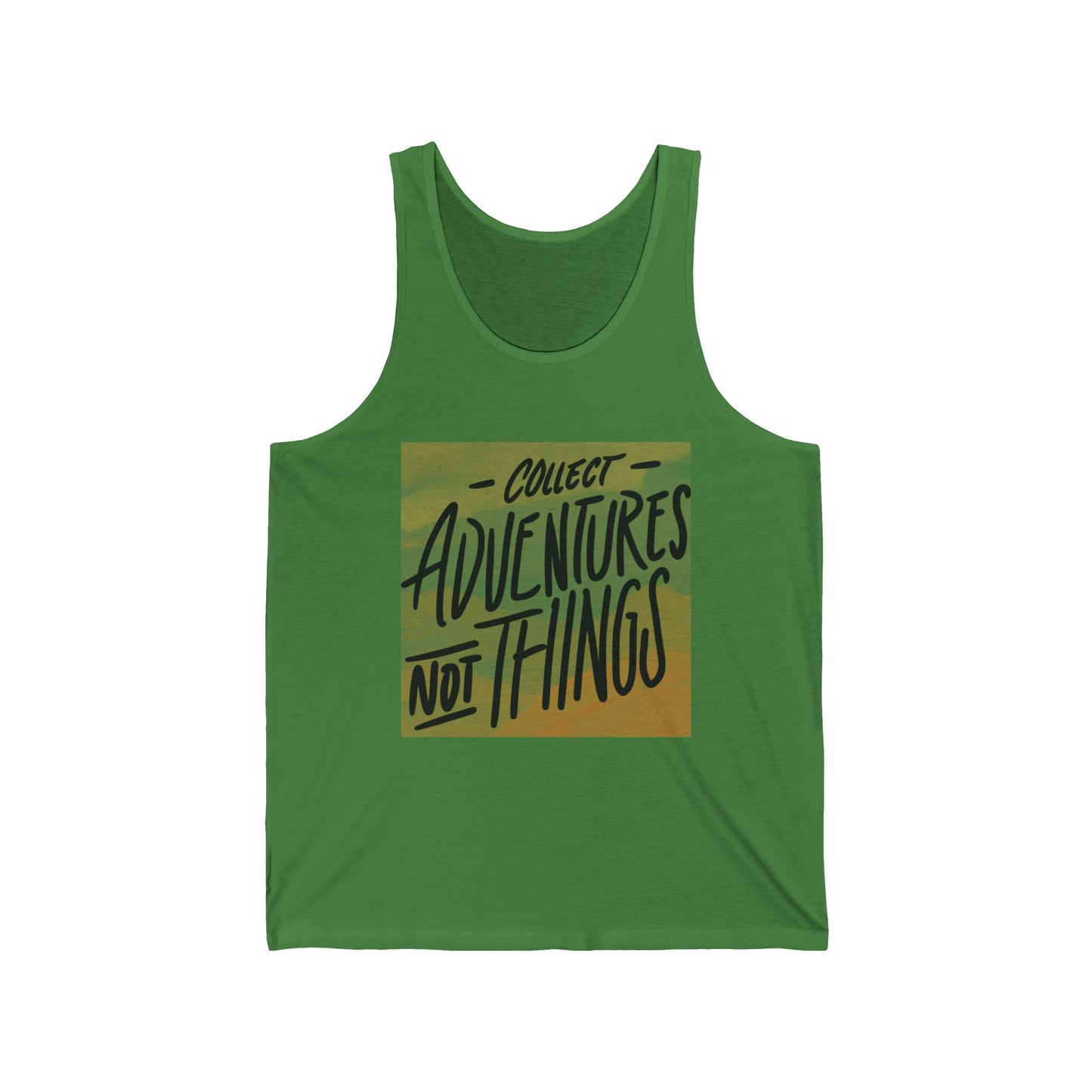 Collect Adventures Not Things – Minimalist Travel Tank