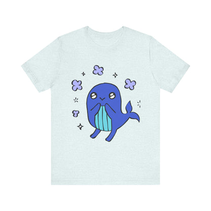 Lovey Dovey Whale Short Sleeve Tee