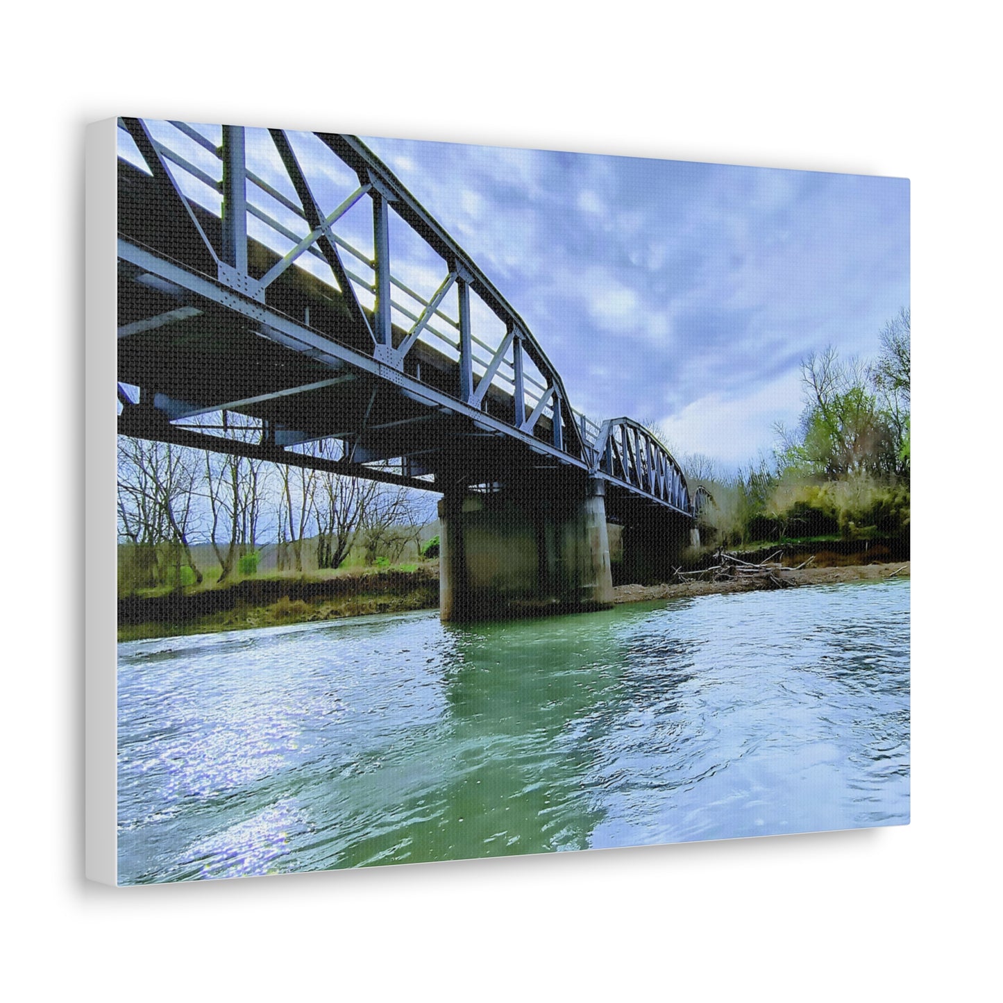 Old River Bridge Canvas Gallery Wraps - Eccentricity Emporium LLC